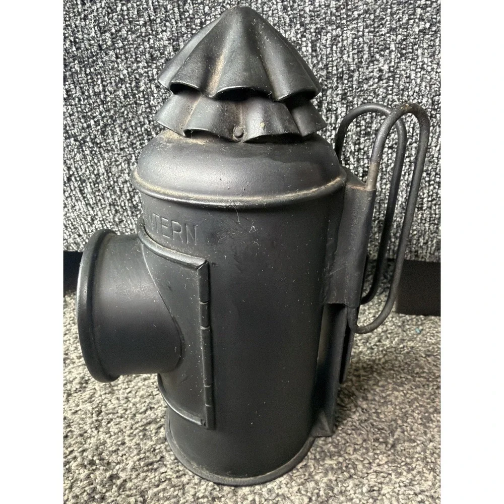 Antique Keystoneware Boat Signal Lantern Marine Nautical Navigator's Oil Lamp